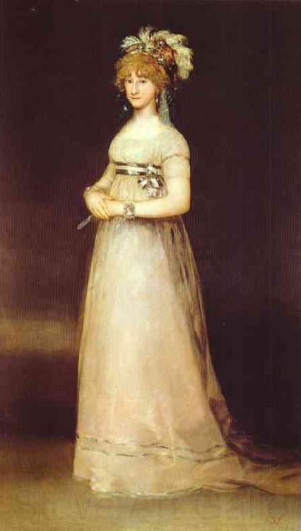 Francisco Jose de Goya Portrait of the Countess of Chinchon. Spain oil painting art